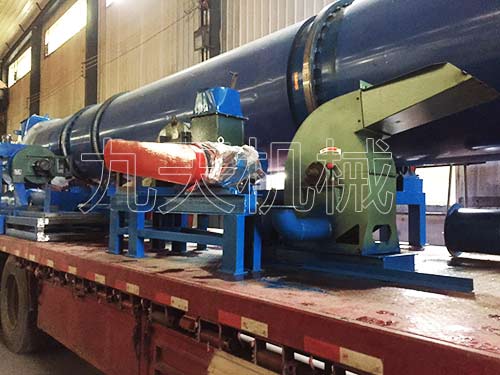 成套玉米蛋白饲料烘干机新疆项目装车